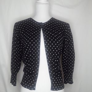 Worthington polka dot cardigan